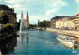 67 - Strasbourg - L'Ill Et L'église Soint-Paul - Bateau-Promenade - CPM - Voir Scans Recto-Verso - Straatsburg