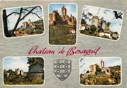 47 - Bonaguil - Le Château De Bonaguil - Multivues - Blasons - CPM - Voir Scans Recto-Verso - Otros & Sin Clasificación