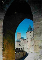 11 - Carcassonne - La Cité Médiévale - La Tour De Justice Et Le Ctiâteau Comtal Vus Des Lices Hautes - CPM - Voir Scans  - Carcassonne