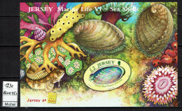 Jersey - 2006 - MNH - Sea Shells, Coquillages - International Stamp Exhibition BELGICA 06 LOGO - Jersey