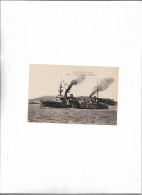 Carte Postale Ancienne Marine Militaire Française Croiseur Cuirassé Condé - Warships