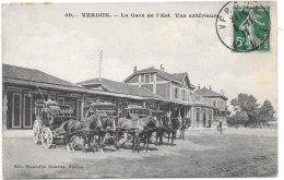 55 VERDUN - Gare De L'Est - Extérieur - Attelages - Verdun