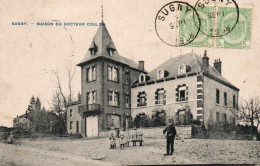 Sugny  Maison Du Docteur Coulon Animée  Voyagé En 1908 - Vresse-sur-Semois