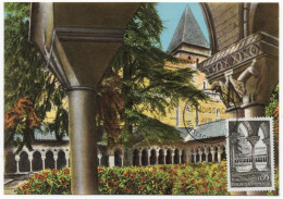 Carte Maximum 1963 - Abbaye De Moissac - YT 1394 - 82 Moissac - 1960-1969