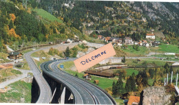 Ligne Du St Gothard - Voie Férrée Et Routes D'accès Près De Wassen En 1984 - Reproduction - Wassen