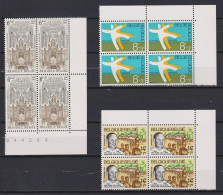 Belgique: COB N° 1918/20 En Bloc De 4 **, MNH, Neuf(s). TB !!! - Unused Stamps