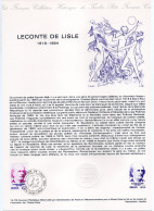 - Document Premier Jour LECONTE DE LISLE (1818-1894) - SAINT-PAUL 25.3.1978 - - Autres & Non Classés