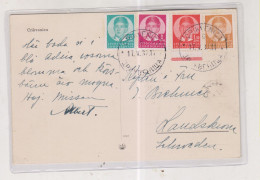 YUGOSLAVIA,1937 CRIKVENICA Nice Postcard To Sweden - Cartas & Documentos