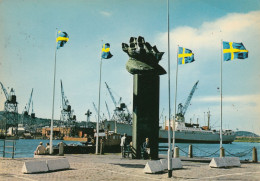 Suède Göteborg Stenpiren Med Monumentet Calmare Nyckel - Suède