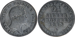 ALLEMAGNE - Prusse - 1843 - 2 1/2 Silbergroschen - Friedrich WIlhelm IV - 20-009 - Taler Et Doppeltaler