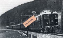 La Locomotive 10801 Fait Ses Premiers Tours De Roues Entre Bâle Et Délémont En 1941 - Reproduction - Andere & Zonder Classificatie