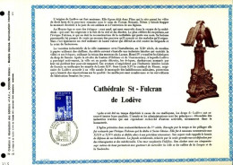 Rare Feuillet PAC (précurseur De CEF) De 1976 - CATHÉDRALE St FULCRAN DE LODÈVE - 1970-1979