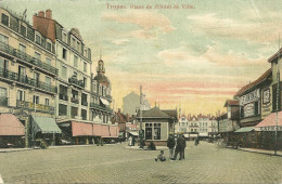 10  TROYES - PLACE DE L' HOTEL DE VILLE (pli D' Angle) (ref 7360) - Troyes