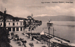 CPA -  LAGO Di GARDA - GARDONE RIVIERA - Panorama Embarcadère - Edition Brunner Co. - Brescia