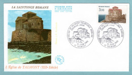 FDC France 1985 -  Saintonge Romane - Église De Talmont - YT 2352 -17 Talmont - 1980-1989