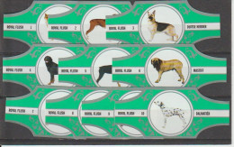 Reeks 2428  Honden      1-10      ,10   Stuks Compleet      , Sigarenbanden Vitolas , Etiquette - Cigar Bands