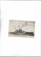 Carte Postale Ancienne Marine De Guerre Le Cuirassé France - Warships