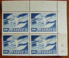 Norvege - Norway - Norge Yv. N°408 En Bloc De 4 CDF Neufs ** (MNH) - Unused Stamps