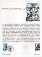 - Document Premier Jour L'IMPRIMERIE NATIONALE - PARIS 23.9.1978 - - Documents De La Poste