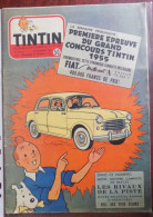 Tintin N° 50-1954 Couv. Tintin Fiat - Kuifje