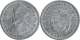 PANAMA - 1904 - 10 Centesimos - ARGENT (900) - 20-019 - Panamá