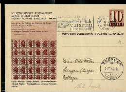 Carte Illustrée Neuve N° 162. Vue: 02 - Timbre De Genève " Grand Aigle " - Obl. NEUCHATEL 18/08/1942 - Postwaardestukken