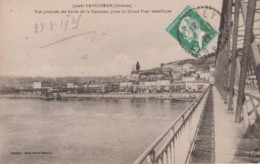 33 LANGOIRAN  -  Vue Générale Des Bords De La Garonne, Prise Du Grand Pont Métallique  - - Other & Unclassified