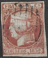 España 1852 Edifil 12 - Oblitérés
