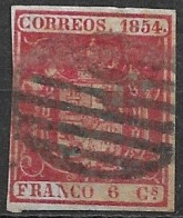 España 1854 Edifil 24 - Oblitérés
