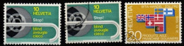 ..Zwitserland 1967 Mi 851( Used+mnh) 852 Used - Gebruikt