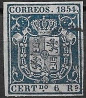 España 1854 Edifil 27 - Oblitérés