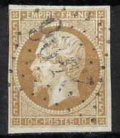 FRANCE Classique, B Obl. GC Des Villes Sur TP Isolés: GC 2496 (Montmorency,4) Sur Y&T 13A - 1853-1860 Napoleon III