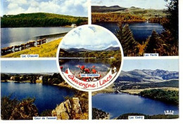 Lacs D'Auvergne : Chauvet , Chambon , Pavin , Guéry Gour De Tazenat , Expédiée De Murol En 1982 - Other & Unclassified