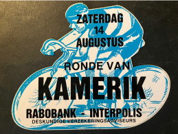 Kamerik - Sticker - Cyclisme - Ciclismo -wielrennen - Radsport