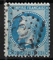 FRANCE Classique, B Obl. GC Des Villes Sur TP Isolés: GC 2485 (Montluel,3) Sur Y&T 29A - 1863-1870 Napoléon III. Laure
