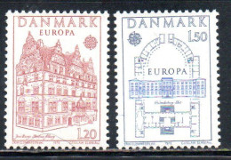DANEMARK DANMARK DENMARK DANIMARCA 1978 EUROPA CEPT COMPLETE SET SERIE COMPLETA MNH - Unused Stamps