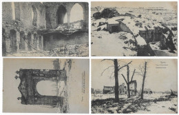 Ruines  D' Ypres  1914 - 18 (4cp) - Guerre 1914-18
