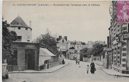 Châteaubriant. Le Boulevard Des Terrasses Vers Le Chateau. - Châteaubriant