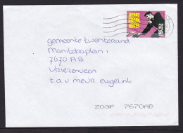 Netherlands: Cover, 2006, 1 Stamp, Elvis Presley, Heartbreak Hotel, Music, Song, Singer (traces Of Use) - Briefe U. Dokumente