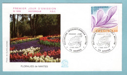 FDC France 1977 - Floralies Internationales Nantes YT 1931 - 44 Nantes - 1970-1979