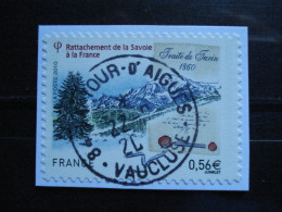 415 Rattachement De La Savoie à La France   Oblitéré Avec Cachet Rond ***** Année 2010 - Used Stamps