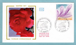 FDC France 1977 - Floralies Internationales Nantes YT 1931 - 44 Nantes - 1970-1979