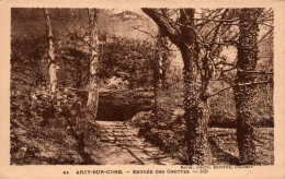 N°3106 W -cpa Arcy Sur Cure -entrée Des Grottes- - Other & Unclassified