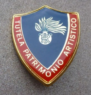Distintivo Vetrificato - Carabinieri Tutela Patrimonio Artistico - Obsoleto - Italian Police Carabinieri Insignia (283) - Polizei