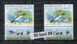 2016 FAUNA / Birds - WHITE STORK ( With Israel) + Vignette UV Threads Paper+normal Paper-MNH - Nuovi