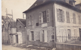 Cpa ( Carte Photo )-38 - La Batie Montgascon -peu Courante- Usine De Tissage - Au Dessus De L'eglise - Photo Jourdan - Other & Unclassified