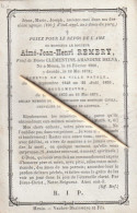 Menin, Menen, 1878, Burgemeester, Bourgmestre, Aima Rembry, Delva, - Santini