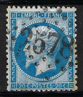 FRANCE Classique, B Obl. GC Des Villes Sur TP Isolés: GC 2578 (Mulhouse,1) Sur Y&T 22 - 1862 Napoleon III