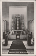 The Chancel, St Matthew's Church, Millbrook, Jersey, C.1950s - RA Series RP Postcard - Other & Unclassified