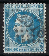 FRANCE Classique, B Obl. GC Des Villes Sur TP Isolés: GC 2578 (Mulhouse,1) Sur Y&T 29B - 1863-1870 Napoléon III Con Laureles